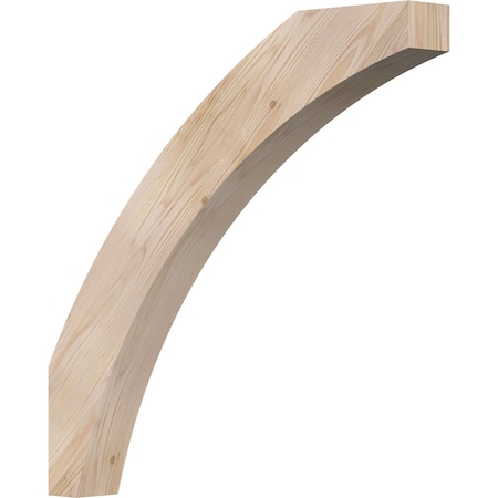 Ekena Millwork 3 1/2"W x 28"D x 28"H Thorton Smooth Knee Brace, Douglas Fir BRC04X28X28THR00SDF